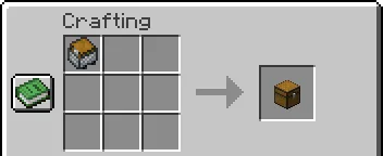 Вагонетка с сундуком для транспортировки предметов.