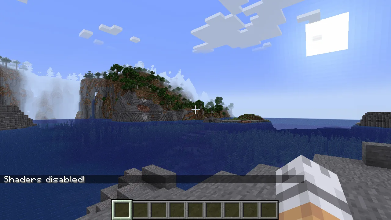 Base-Shader: сравнение с отключенными шейдерами