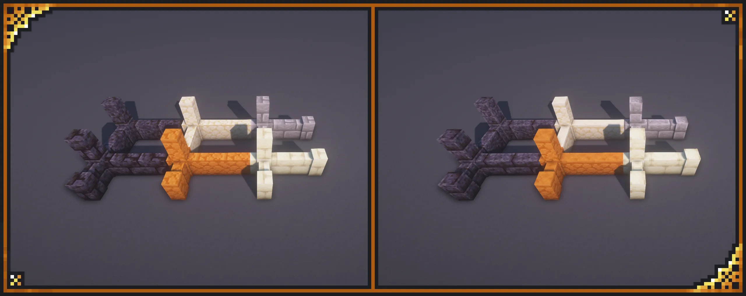 Текстура улучшенного столба забора из пакета xali's Enhanced Vanilla.