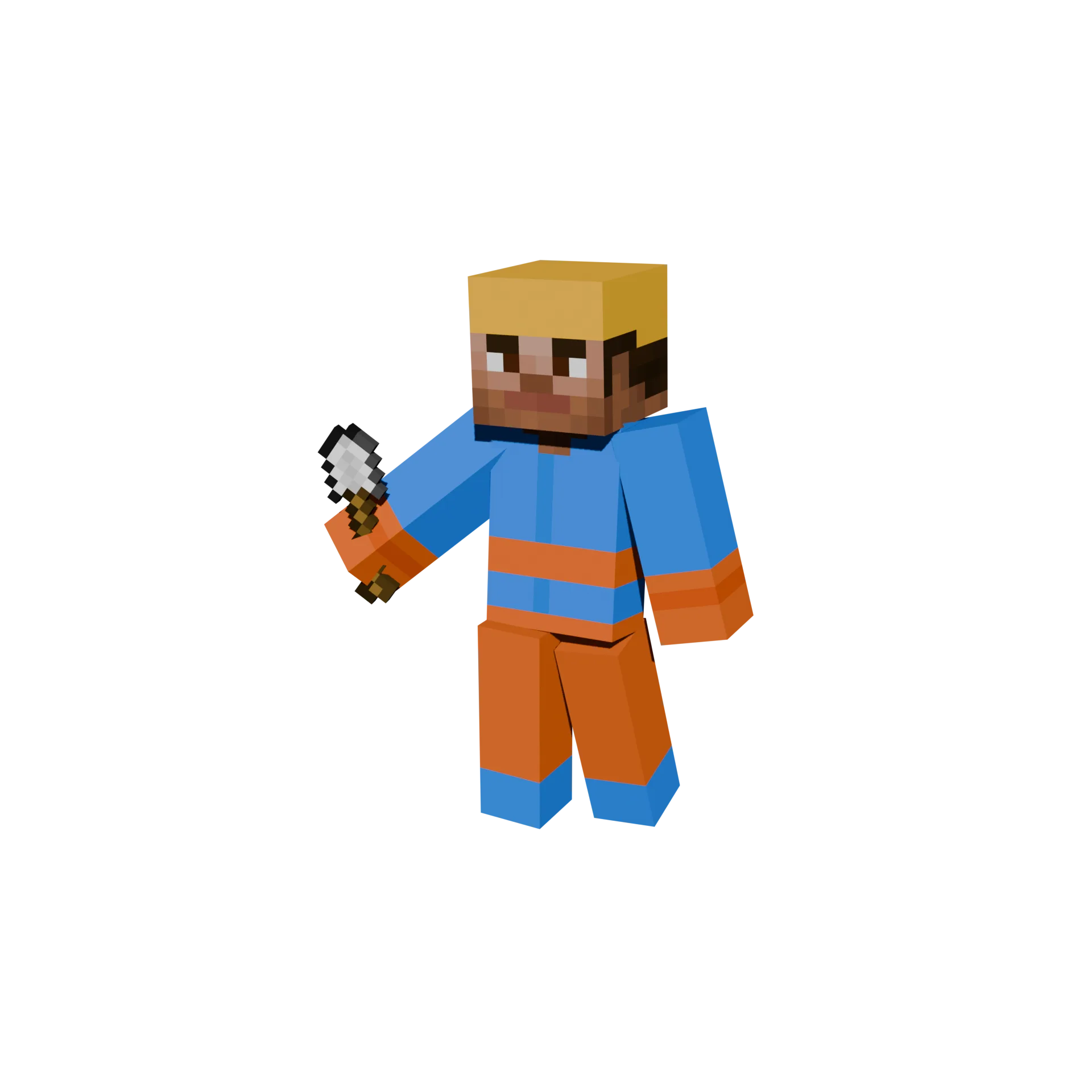 Тест альтернативного скина Стива в Initializer Texture Pack