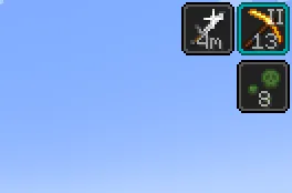 Скриншот интерфейса мода Status Effect Timer в Minecraft.