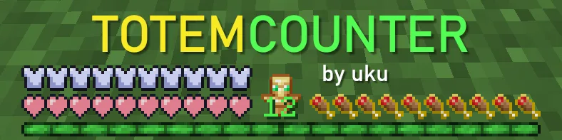 Баннер проекта TotemCounter для Minecraft.