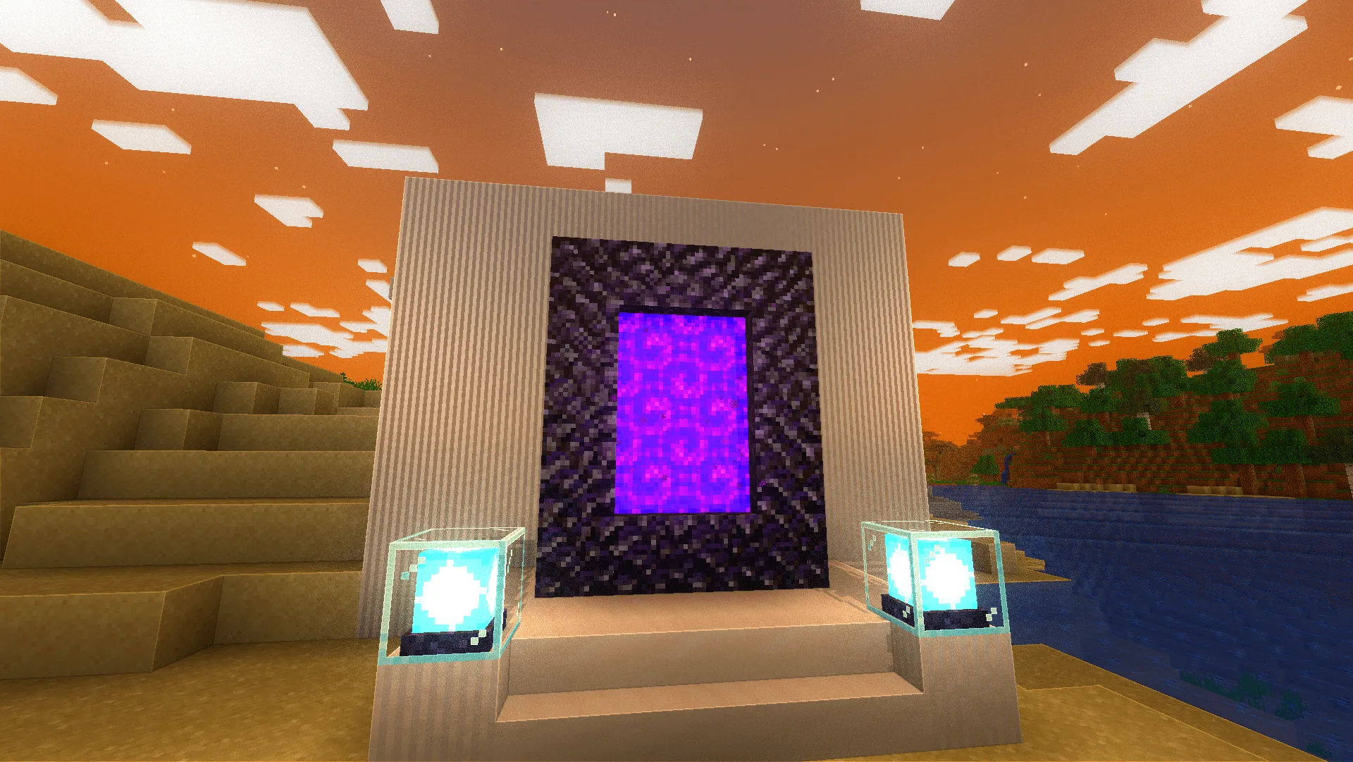 Портал в Нижний мир на рассвете.