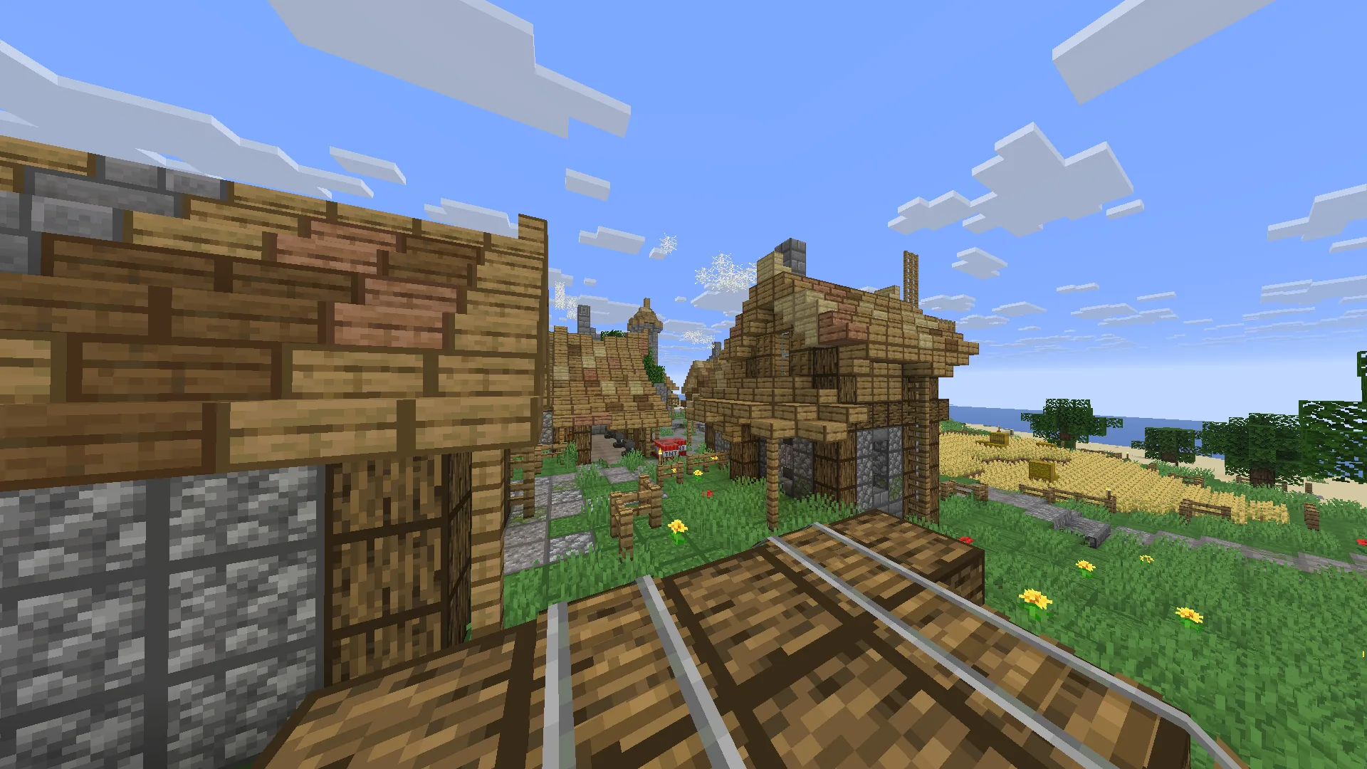 Деревня в ресурс-паке BorderBlock