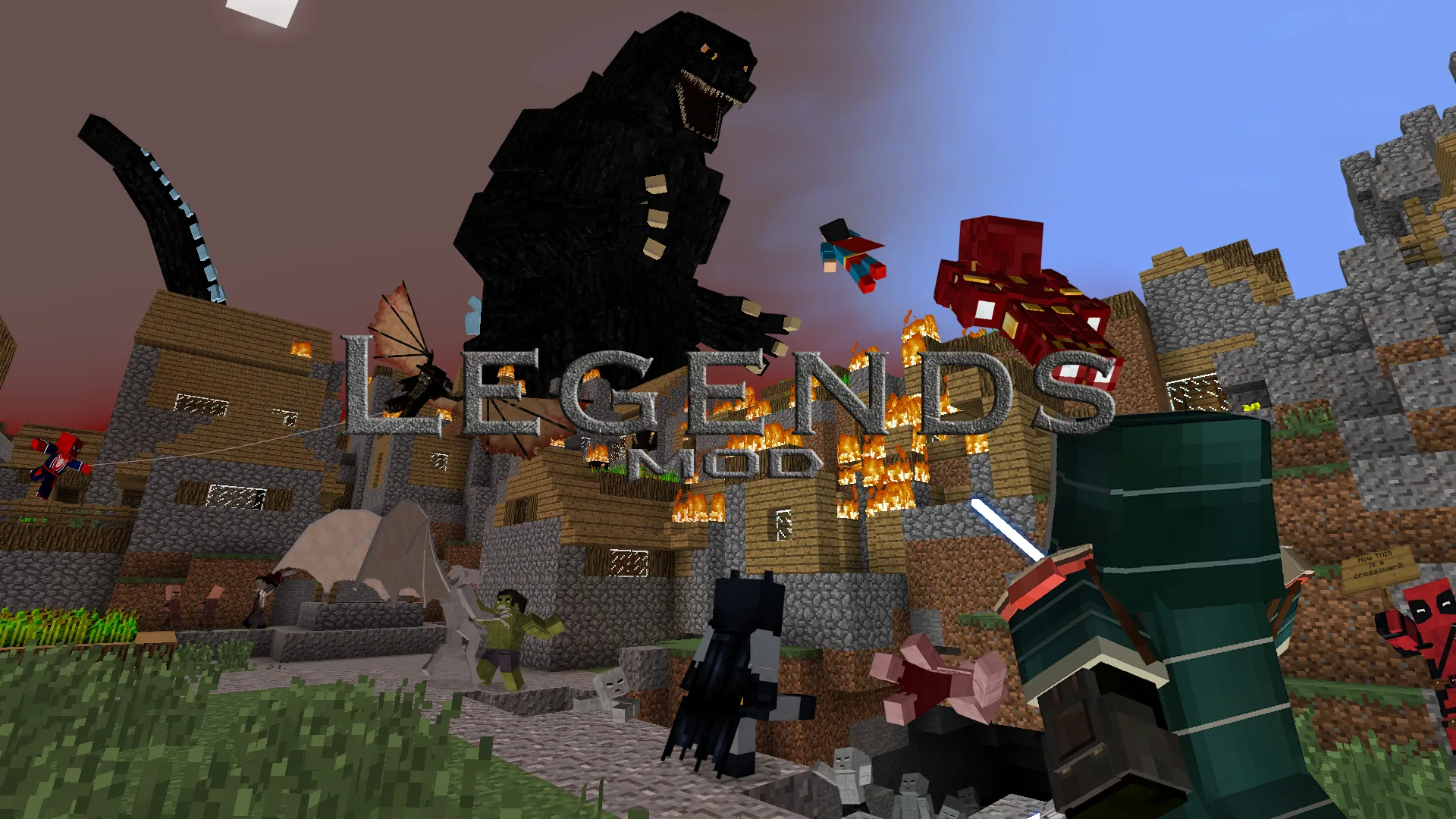 Скриншот оригинального мода Legends Mod для версии Minecraft 1.7.10.