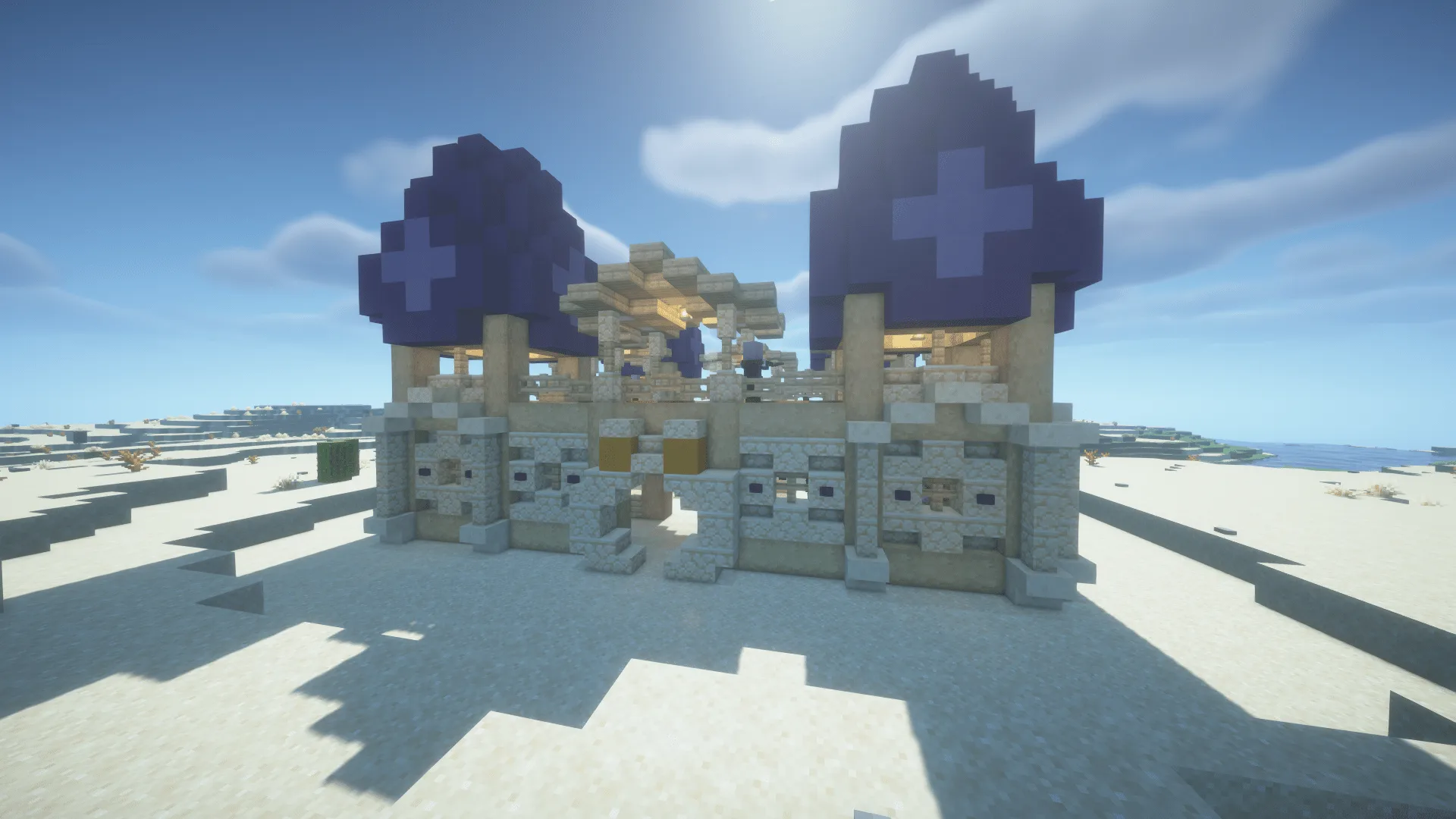 Аванпост разбойников в пустыне.