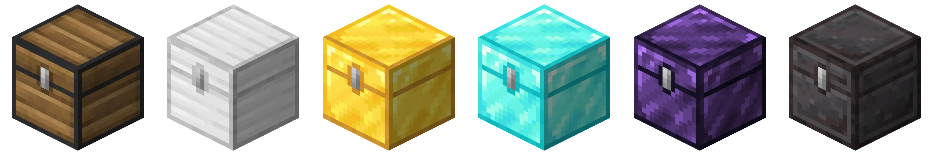 Классические сундуки Expanded Storage: от деревянного до незеритового.