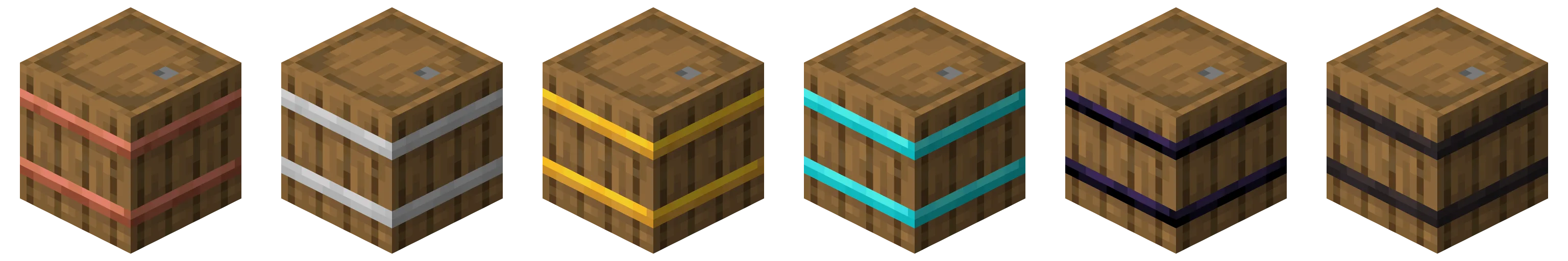 Виды бочек из мода Expanded Storage: от медной до незеритовой.