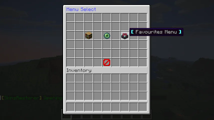 GUI - Menu Select