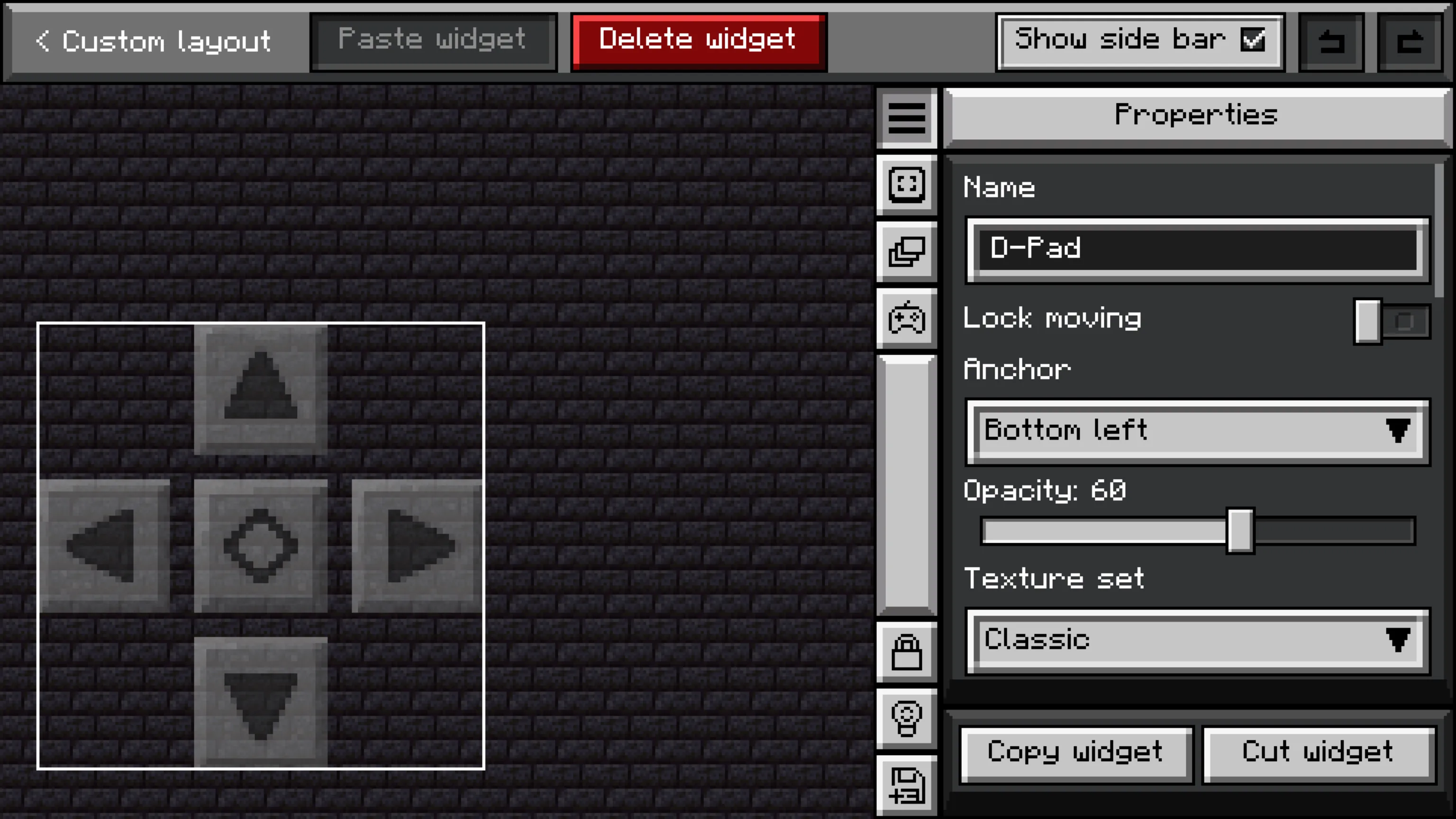 Fully customizable custom layout system