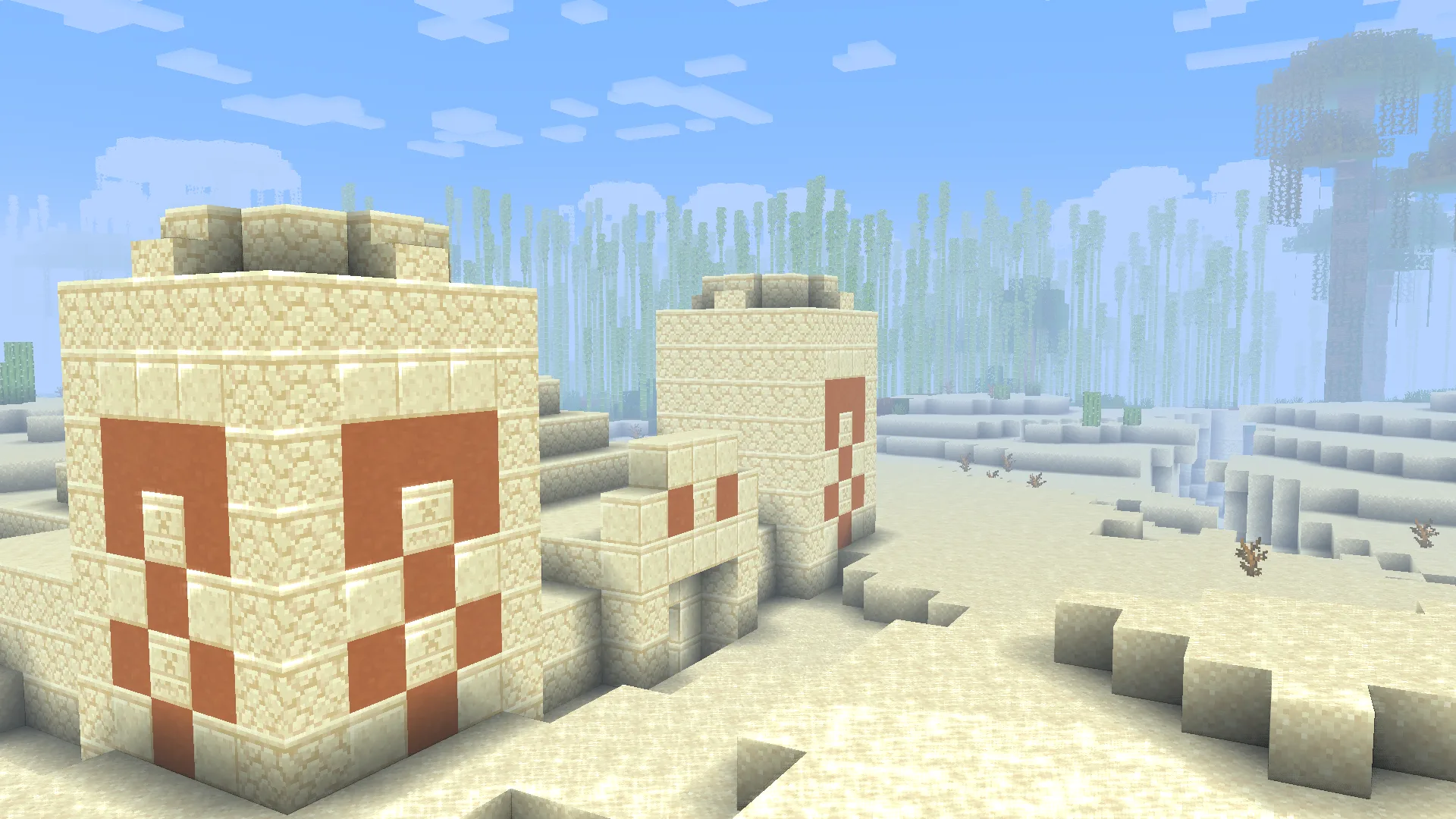 Пустынная пирамида с шейдерами Liquorice.