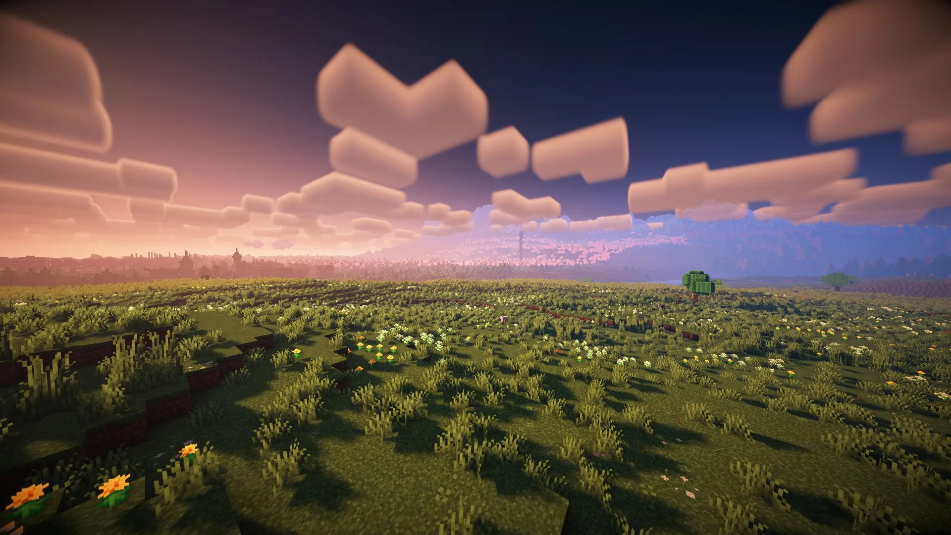 шейдеры Peak's Shaders, совместимые с Distant Horizons