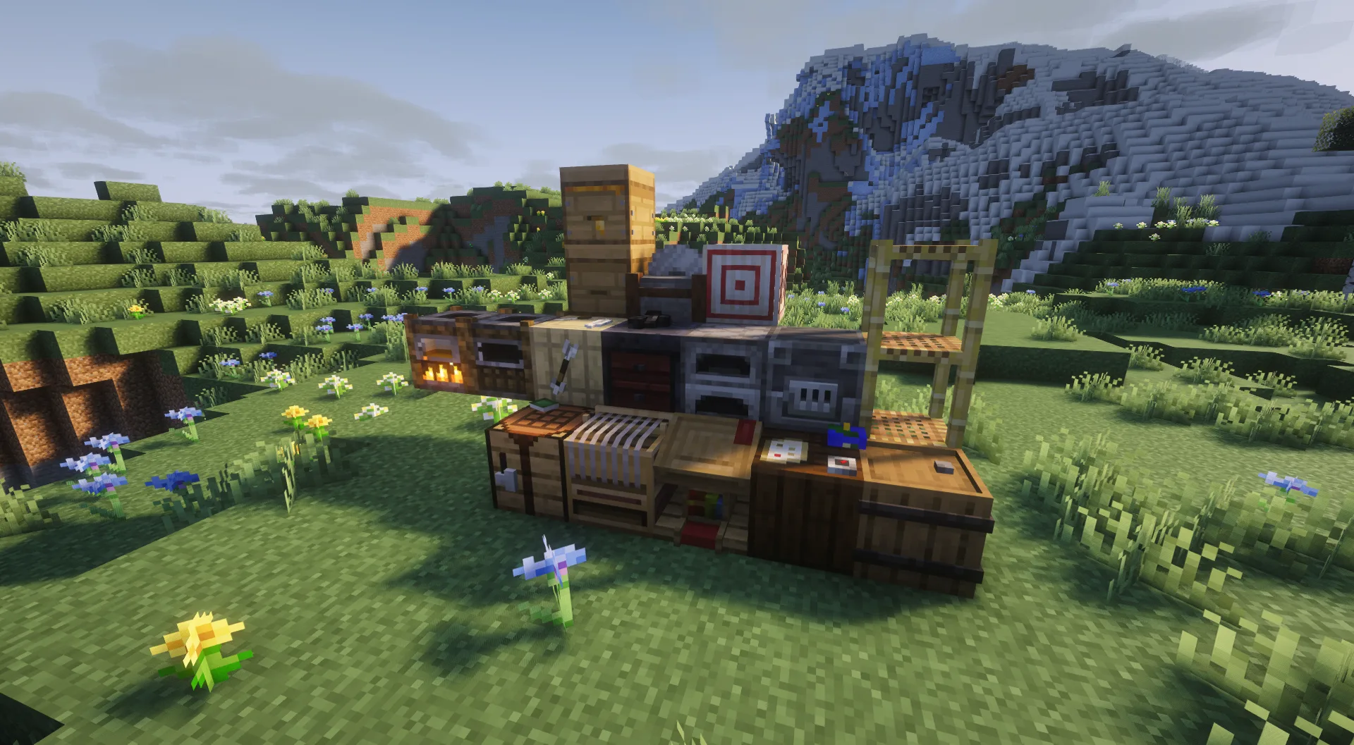 Скриншот интерфейса мода Better Tables для версий Minecraft 1.6.2 и 1.6.3.