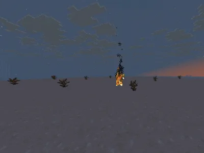 Демонстрация новой анимации атаки одиночного ифрита в моде Blaze Attack Animation