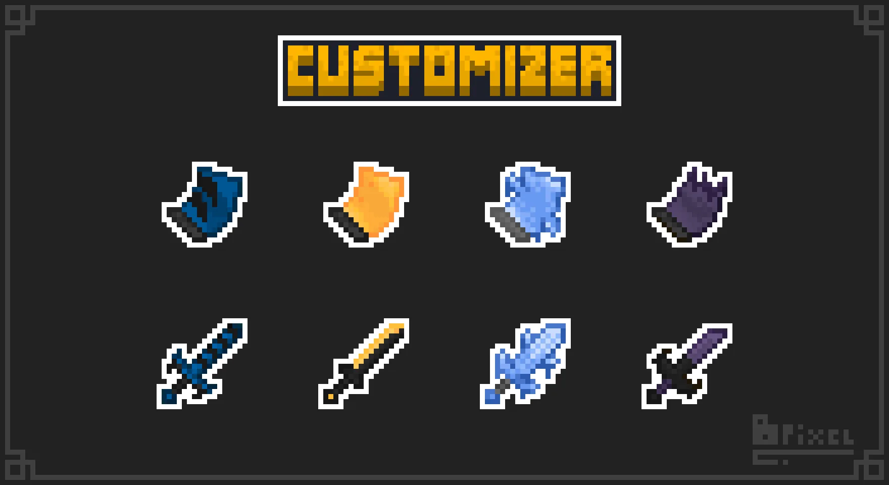 Девять вариантов камуфляжа для оружия в моде Customizer Legacy