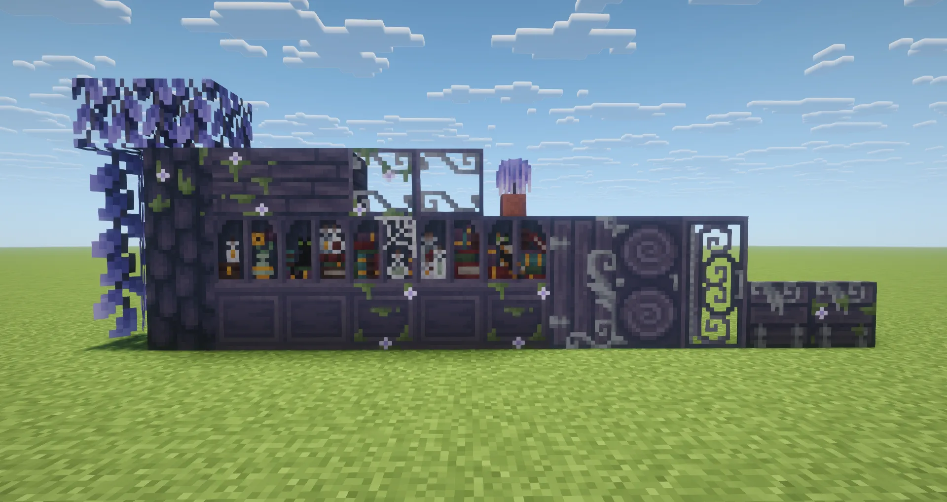 Интерьер из древесины ивы из набора Cluttered.