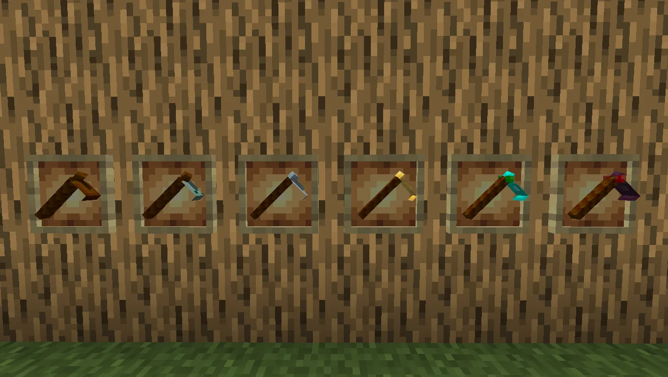 3D-модели мотыг из ресурс пака 3D Tools