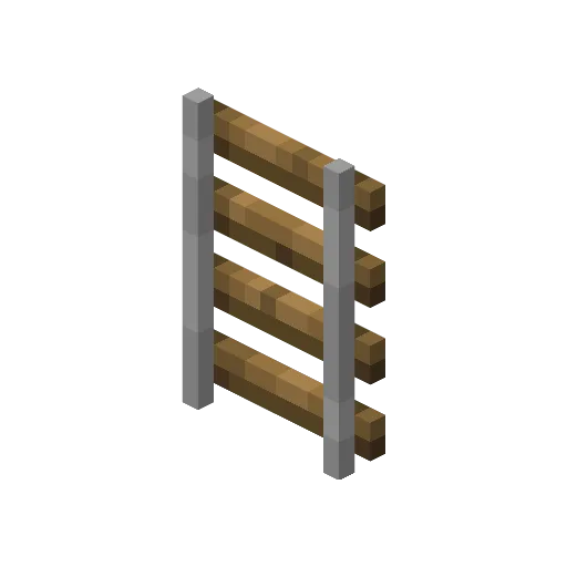 3D-лестница с перилами из проекта RAY's 3D Ladders.