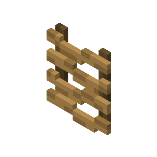 Кривая 3D-лестница с трещинами.