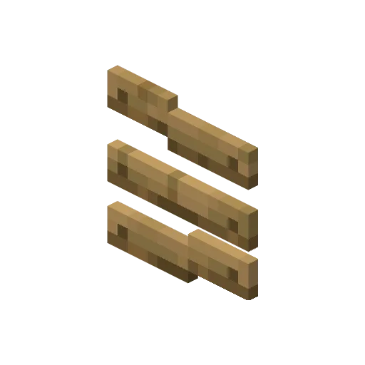 Деревянная лестница с трещинами.