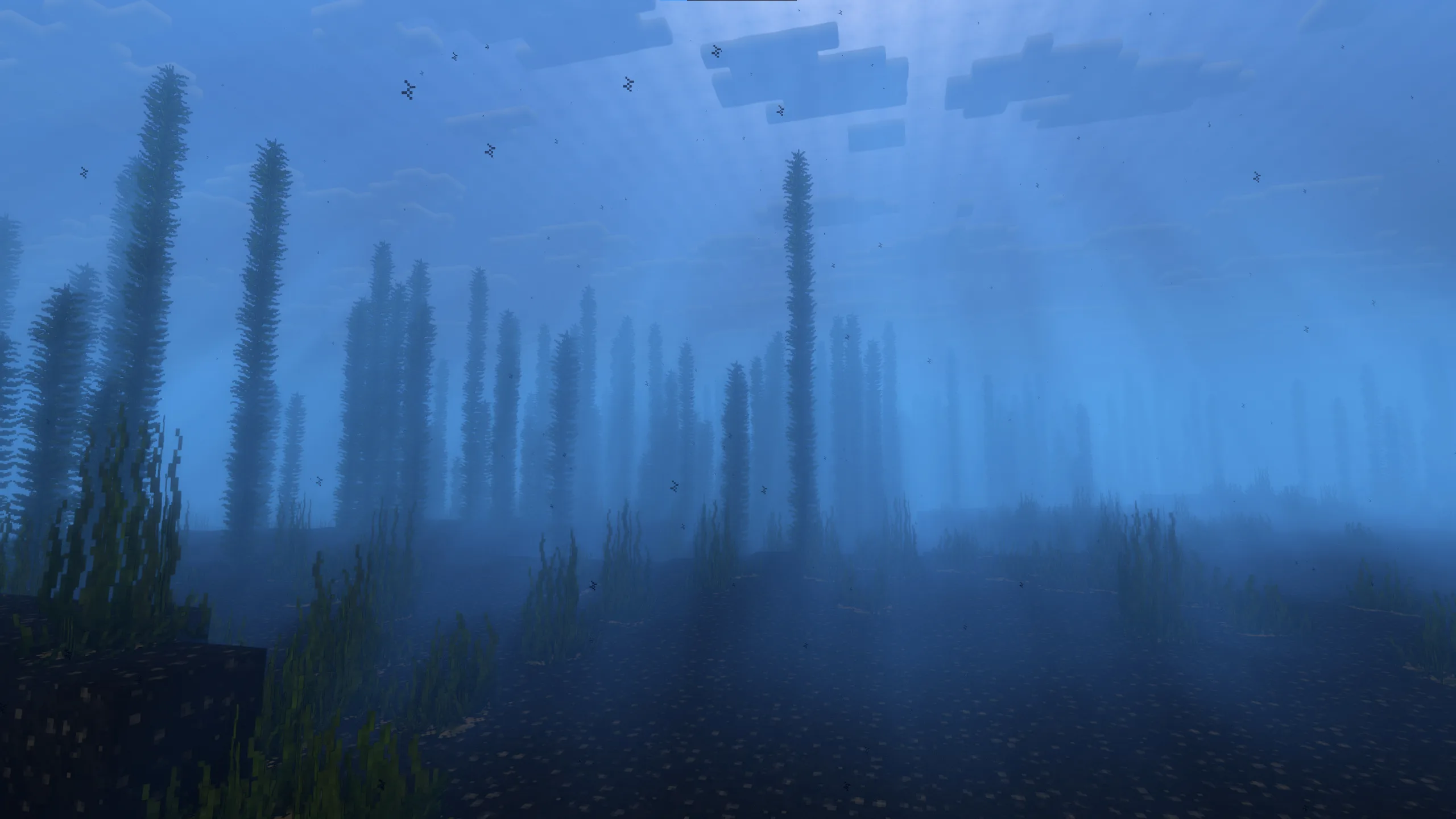 Скриншот шейдер-пака Nova Reimagined в Minecraft.