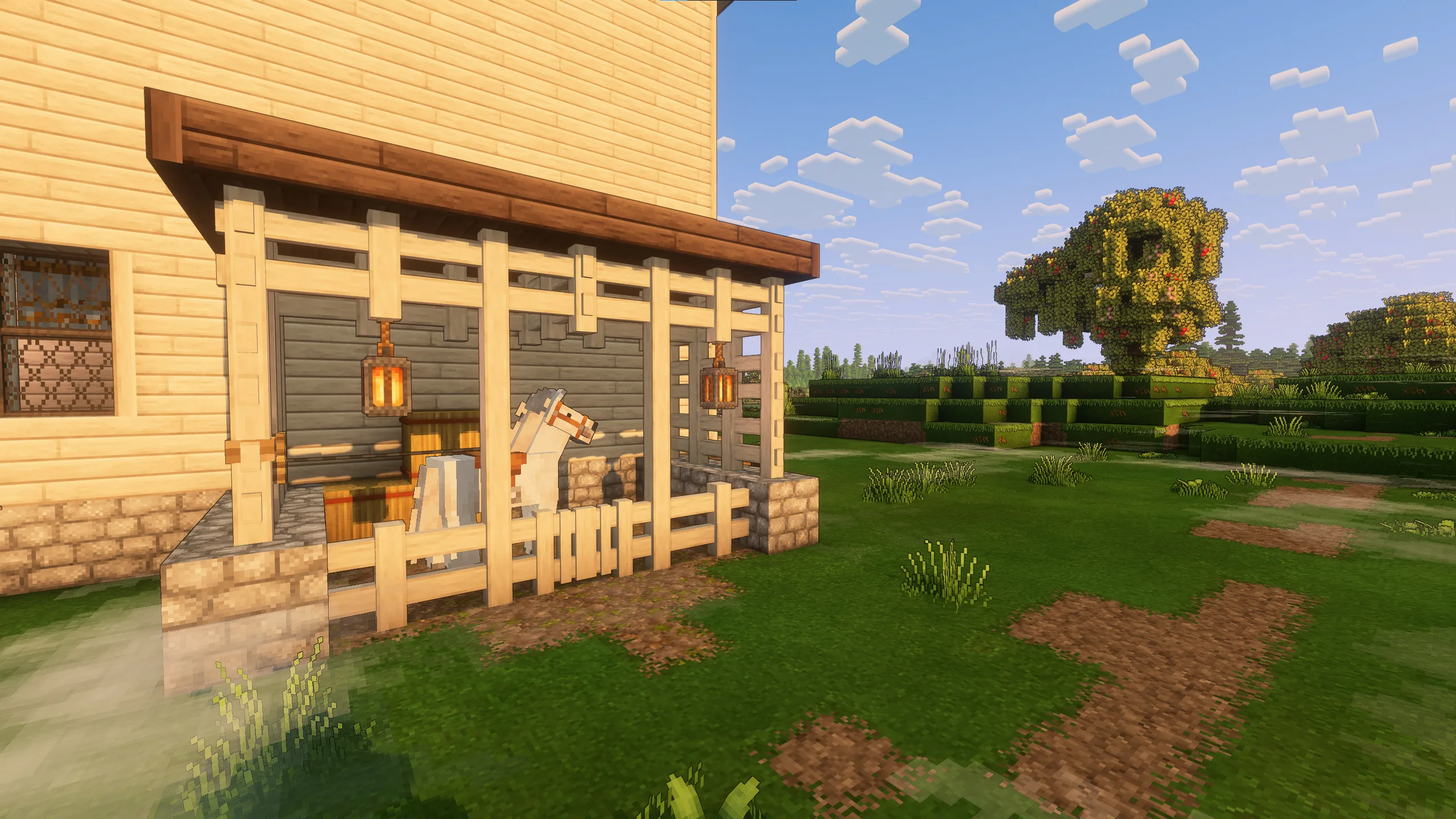 Скриншот шейдер-пака Nova Reimagined.