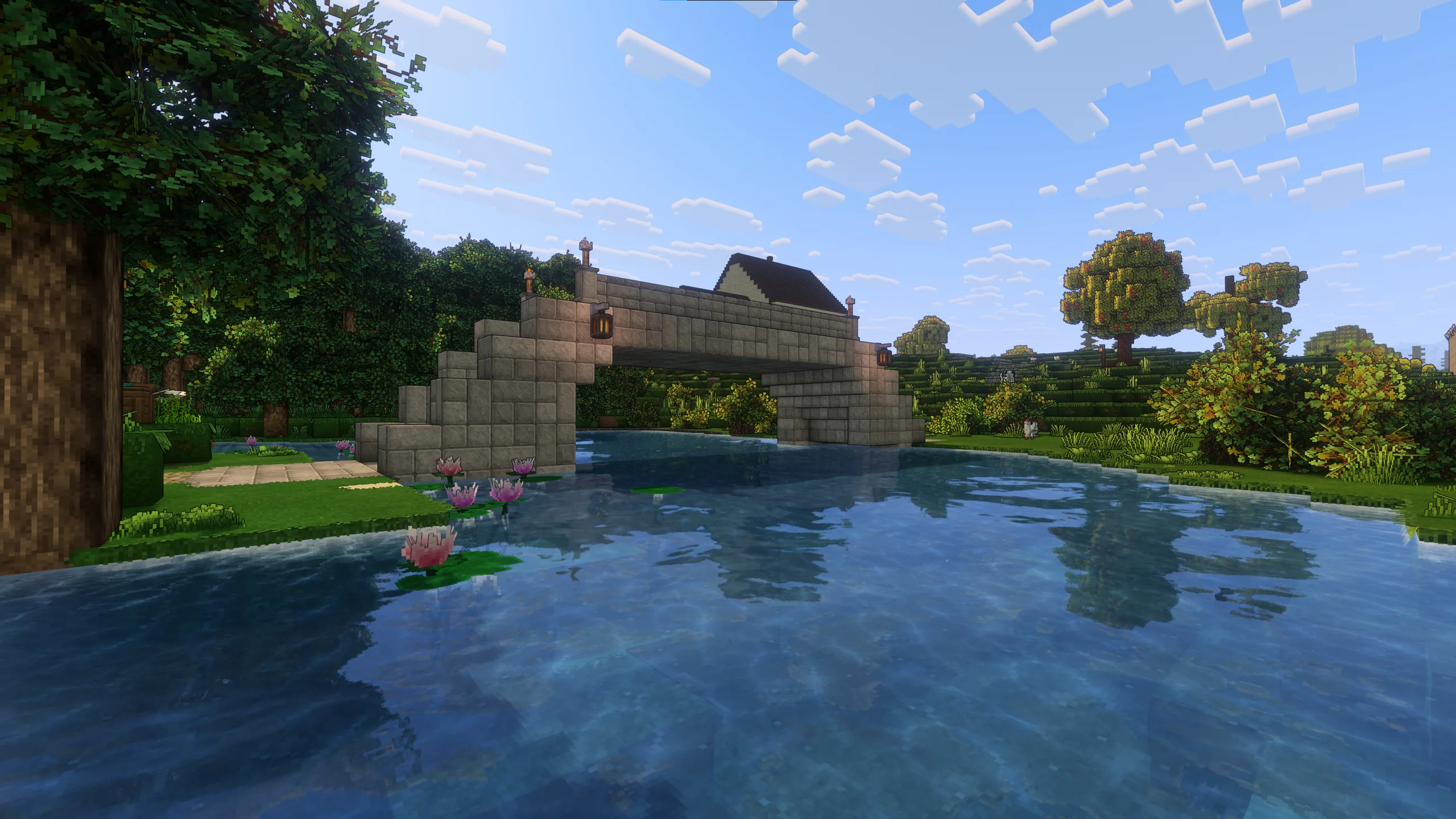 Скриншот шейдер пака Nova Reimagined.