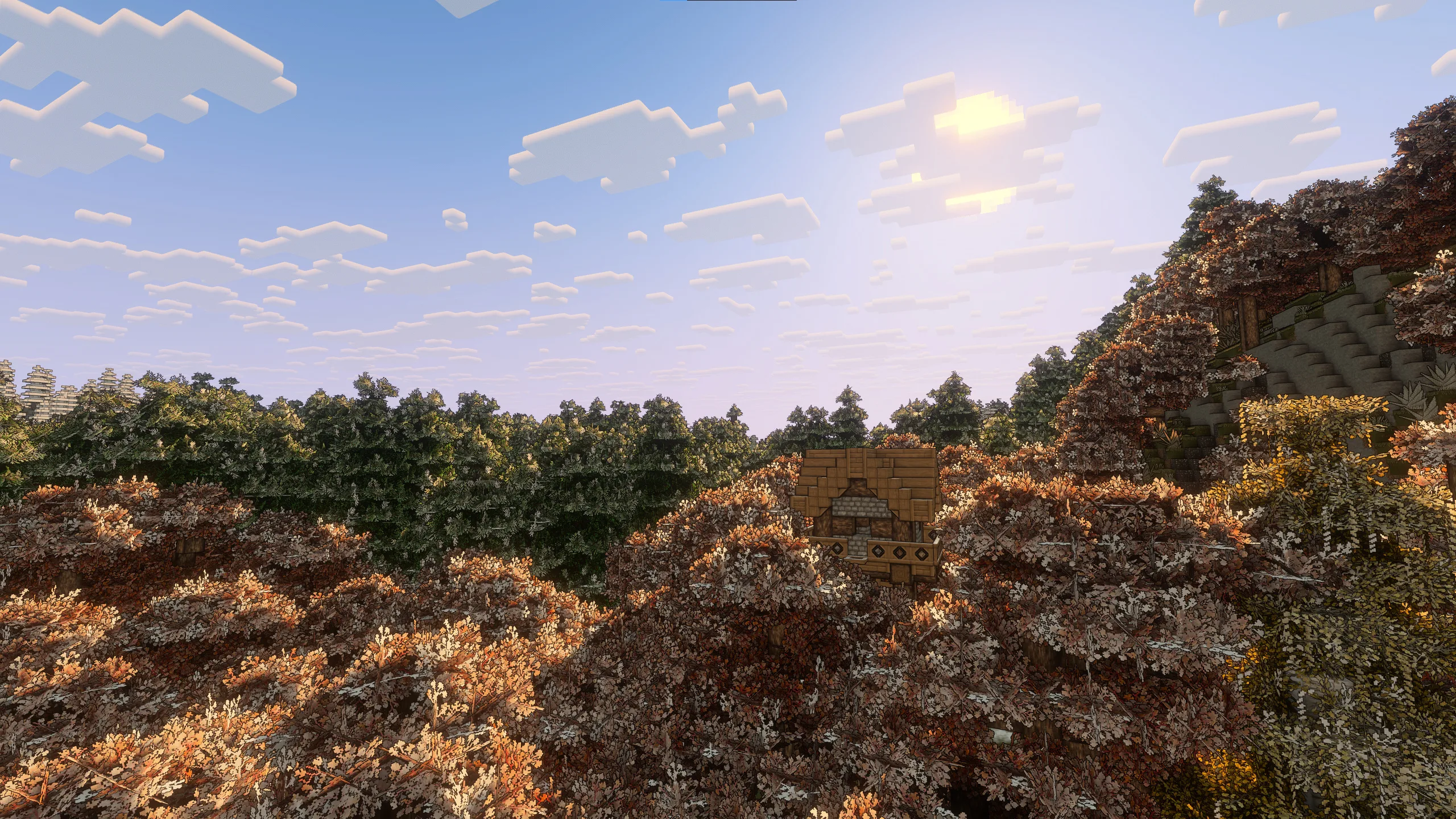 Скриншот шейдер-пака Nova Reimagined.