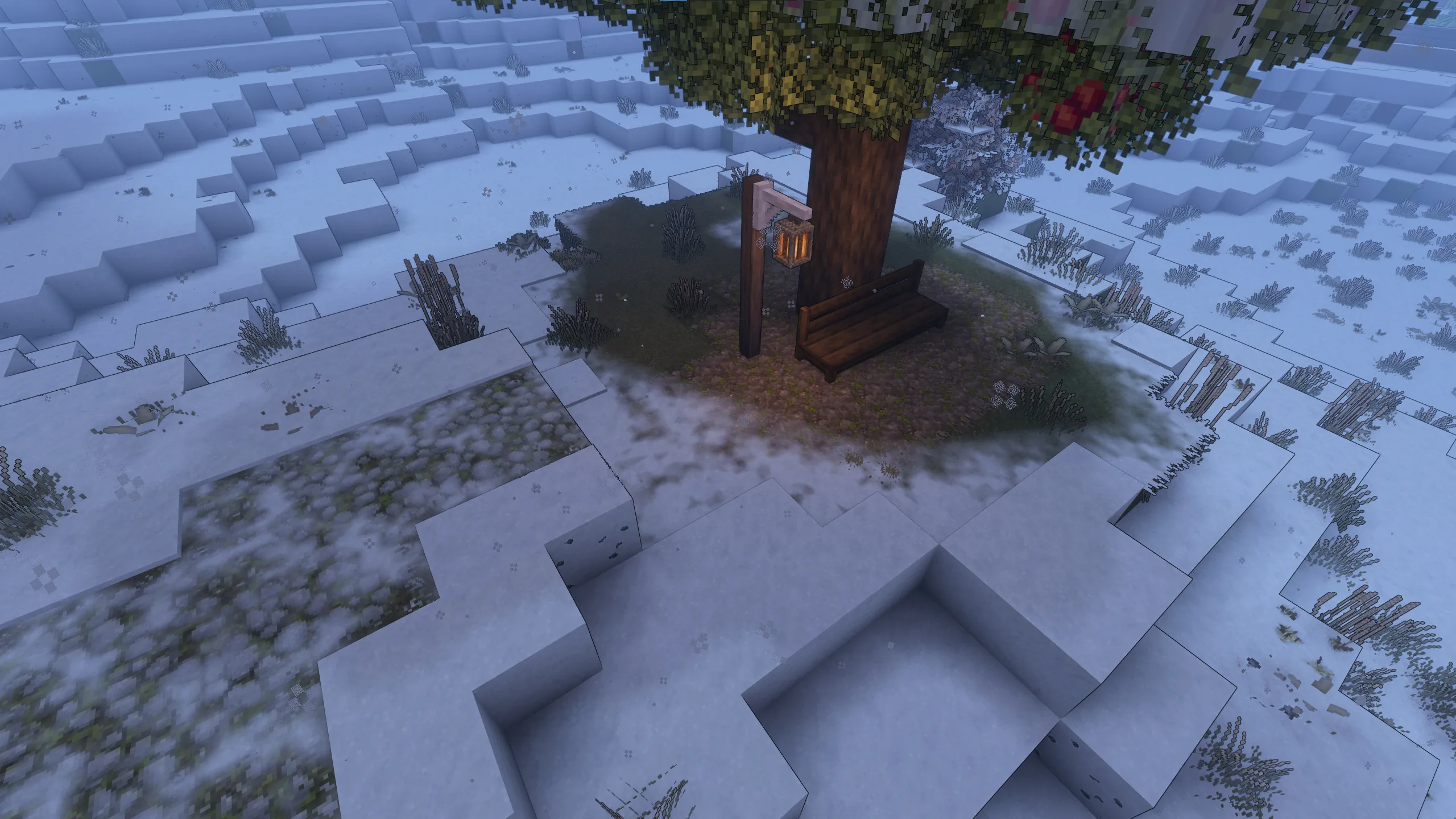 Скриншот шейдерпака Nova Reimagined в Minecraft.