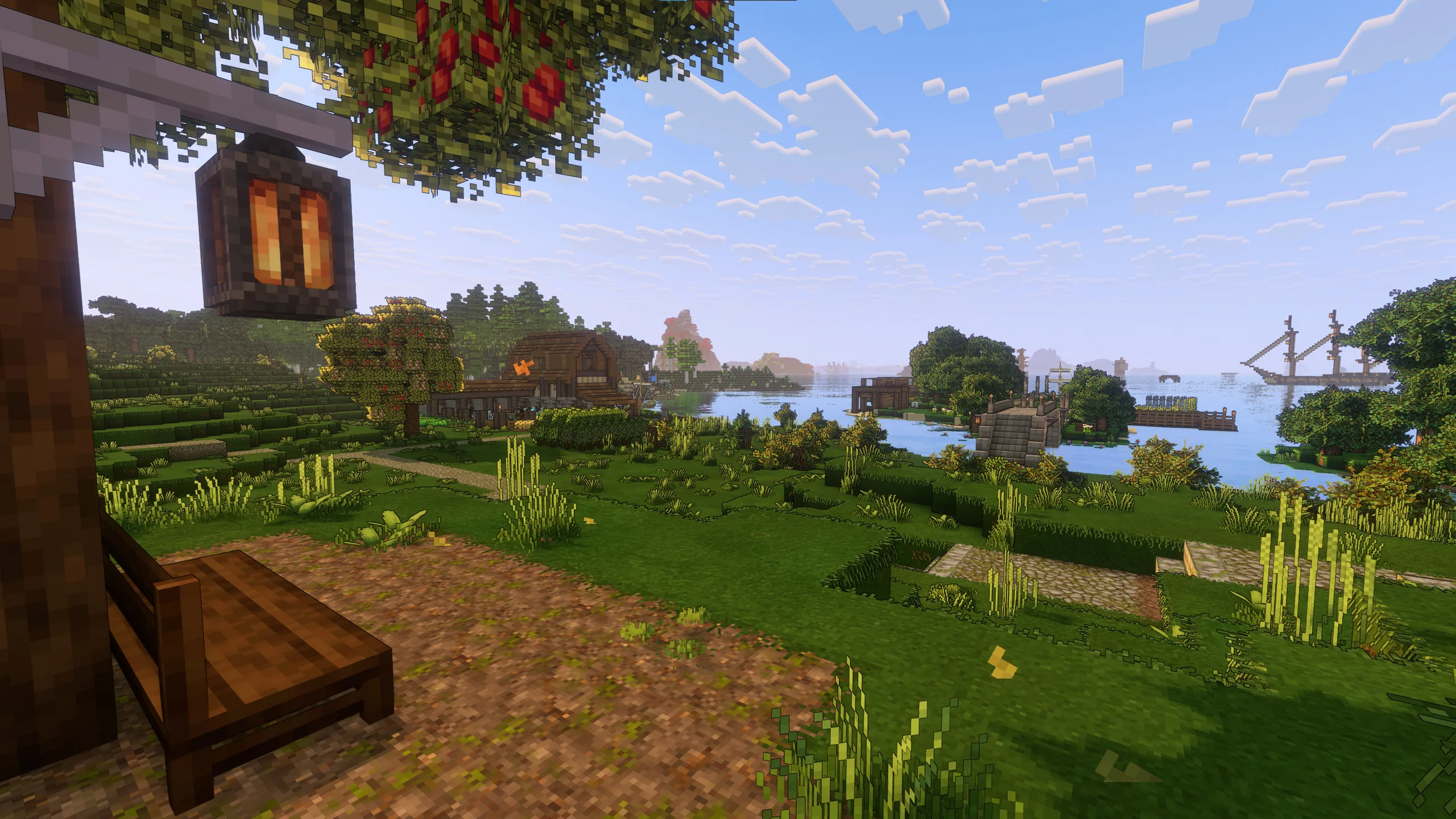 Скриншот шейдер-пака Nova Reimagined.