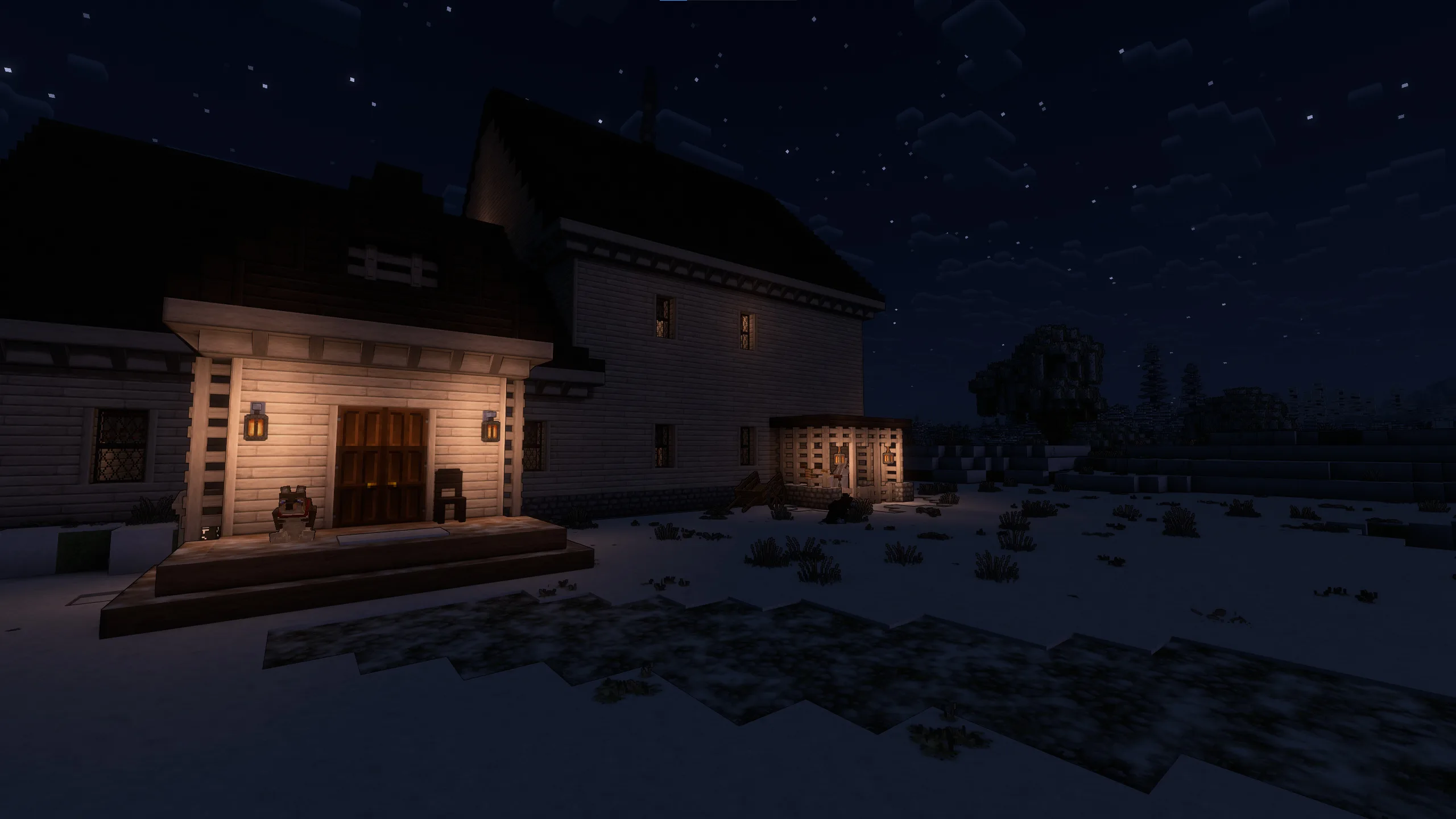 Скриншот шейдеров Nova Reimagined в Minecraft.