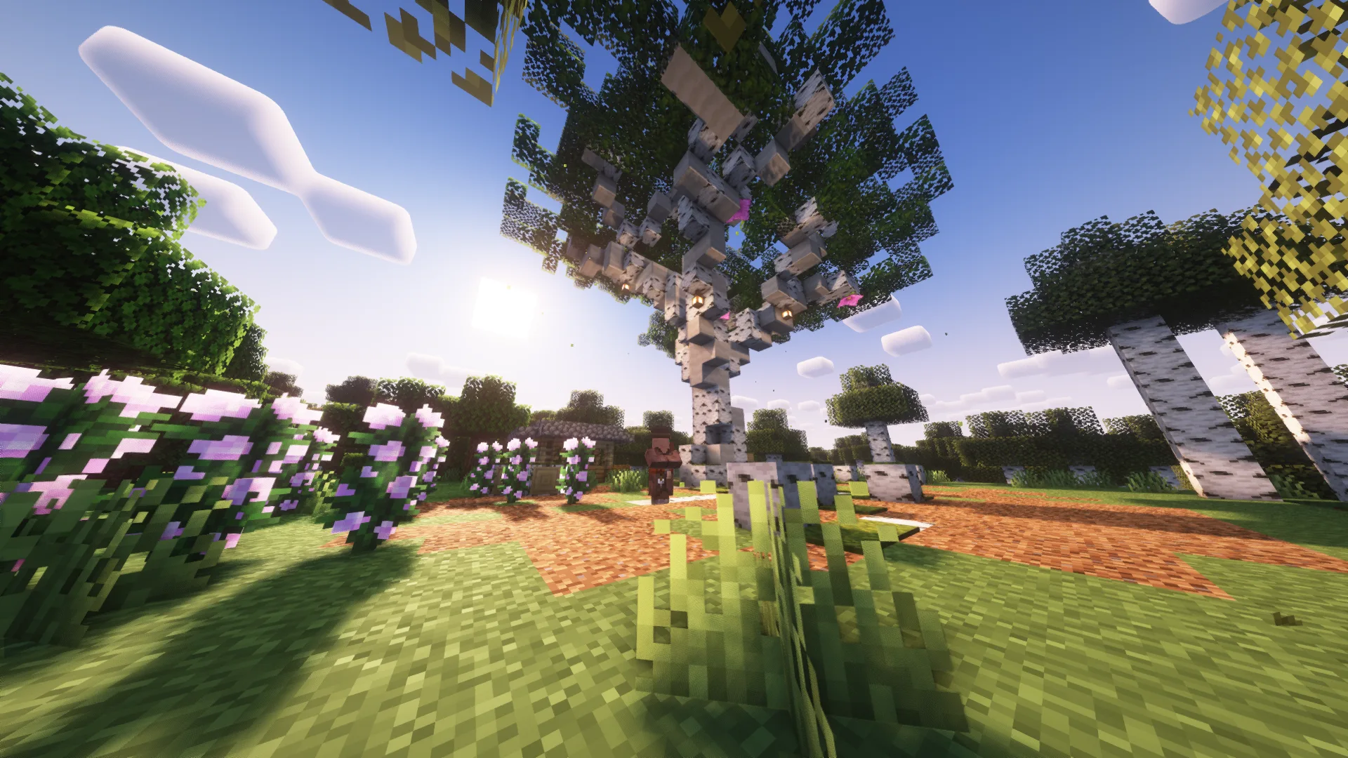 Большое березовое дерево из набора Katters Structures.