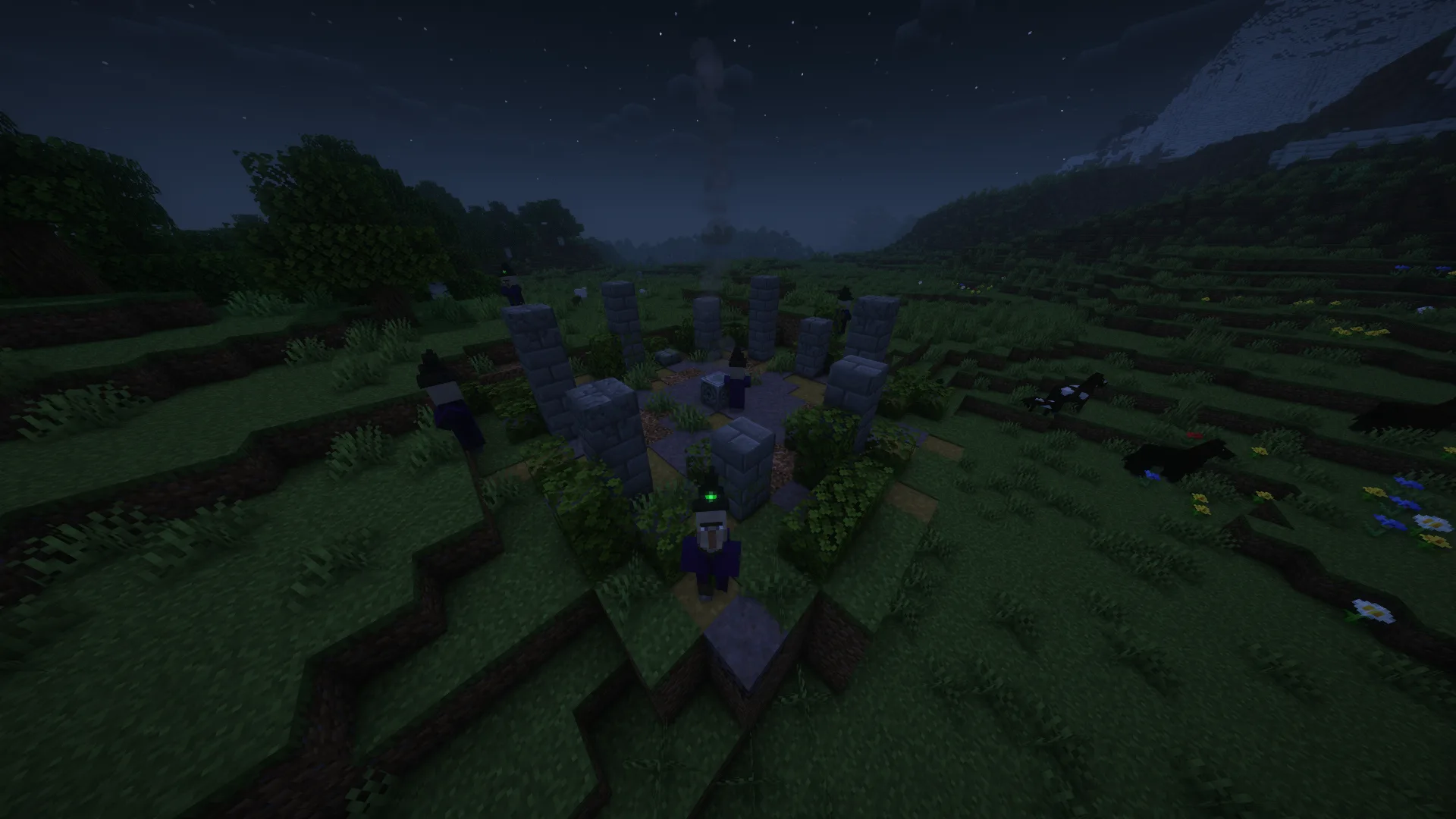 Круг ведьмы в лесу из проекта Katters Structures.