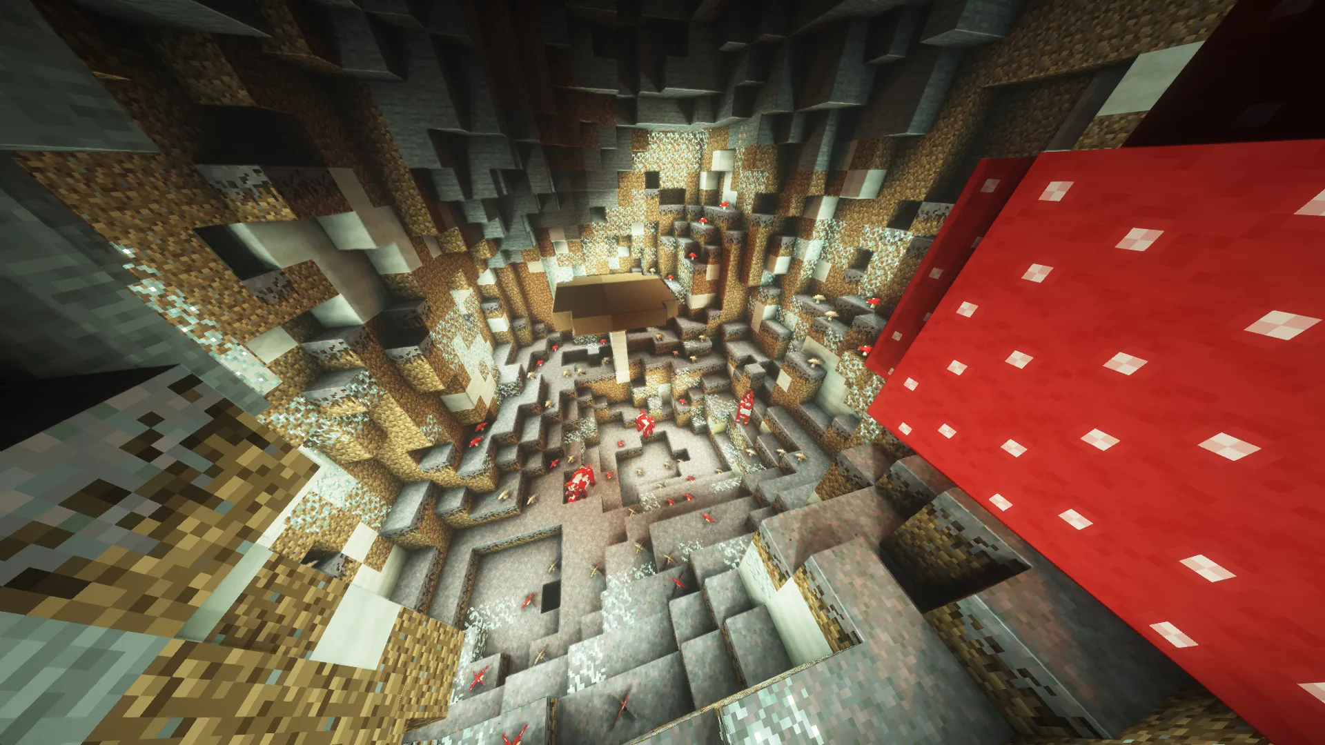 Пещера с грибами из проекта Katters Structures.