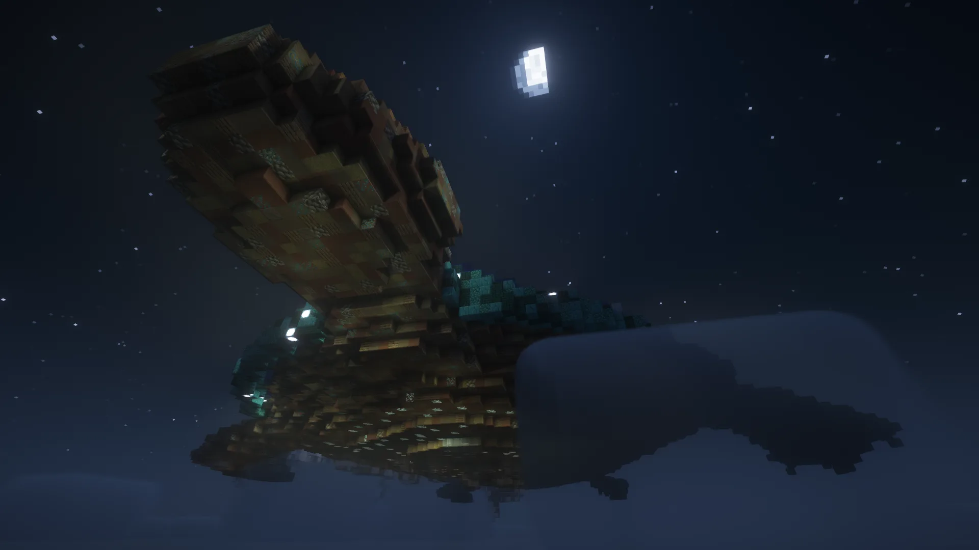 Небольшая постройка в стиле Skyrtle из мода Katters Structures.