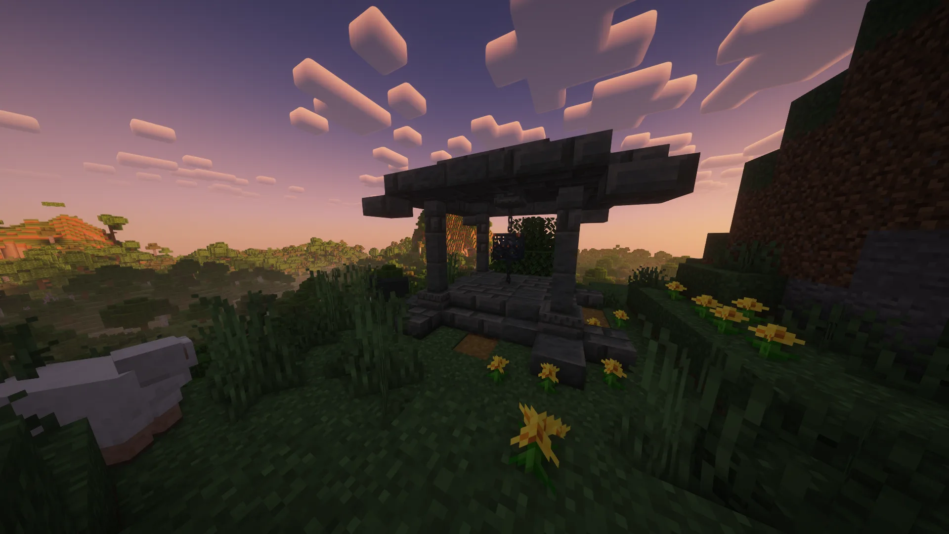 Мини-подземелье из мода Katters Structures, вариант 3.