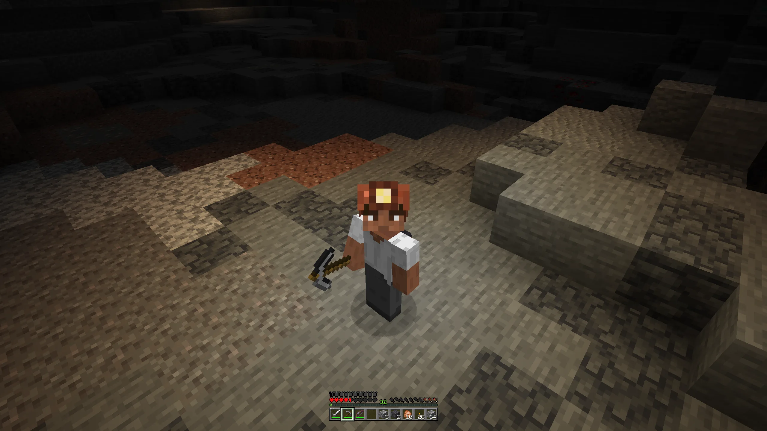 Использование шахтерского шлема в пещере