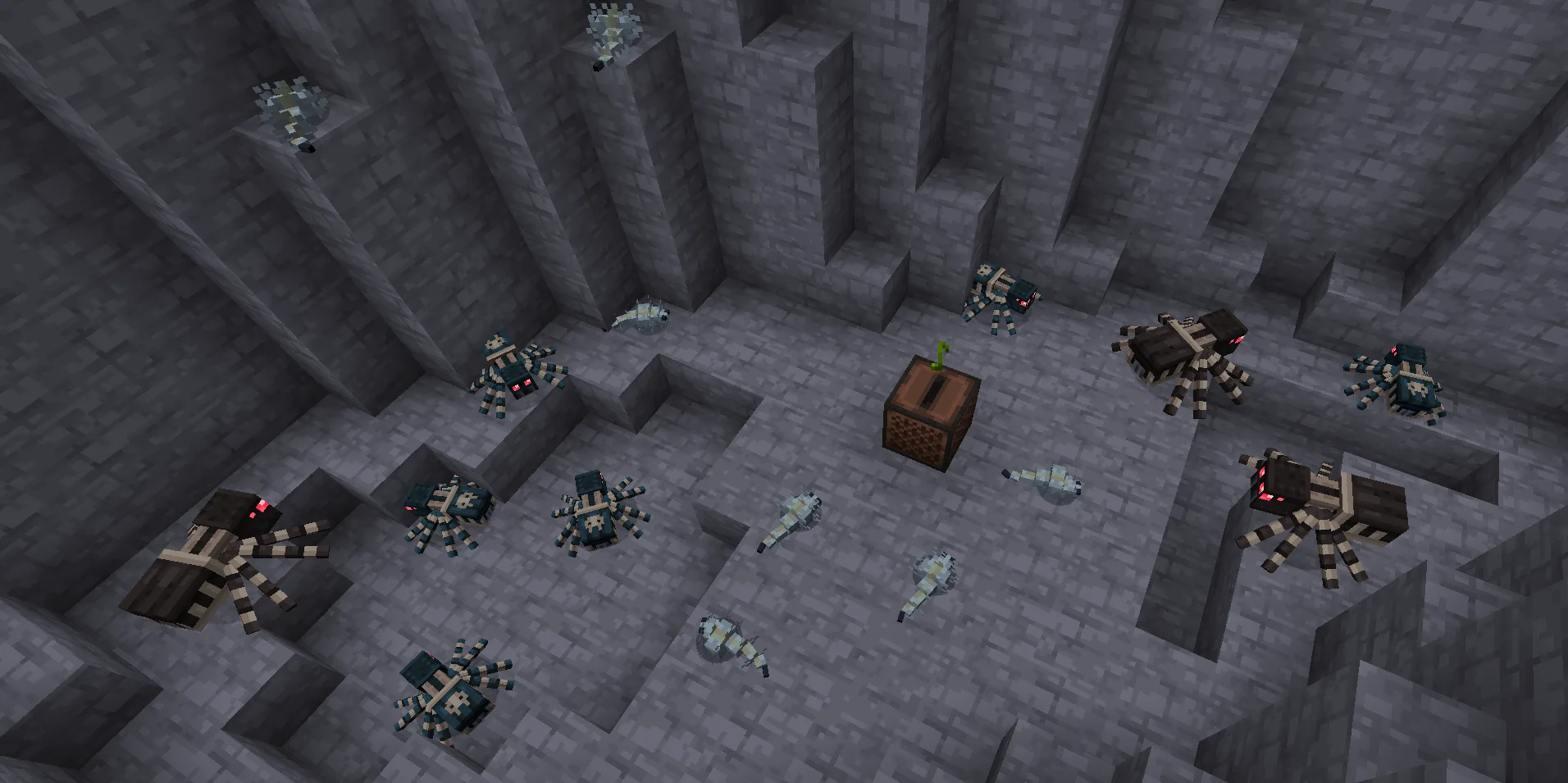 Группа обновленных жуков из ресурс-пака Bugfixes