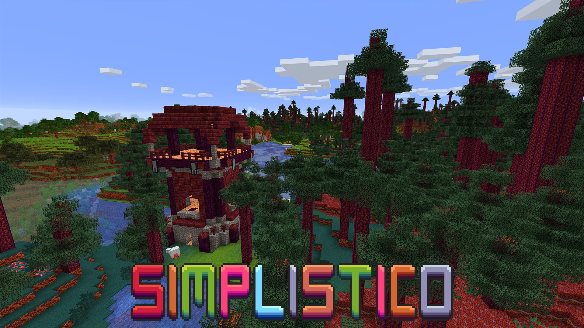 Обычный мир в ресурс паке Simplistico