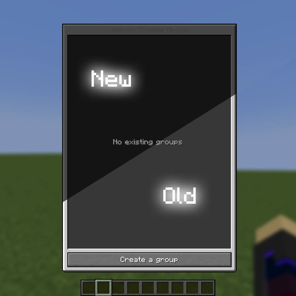 Интерфейс голосового чата с темной темой оформления и списком групп.