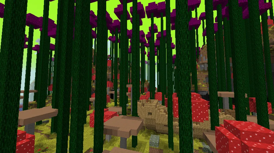 Испорченный биом из мода Mole Mod