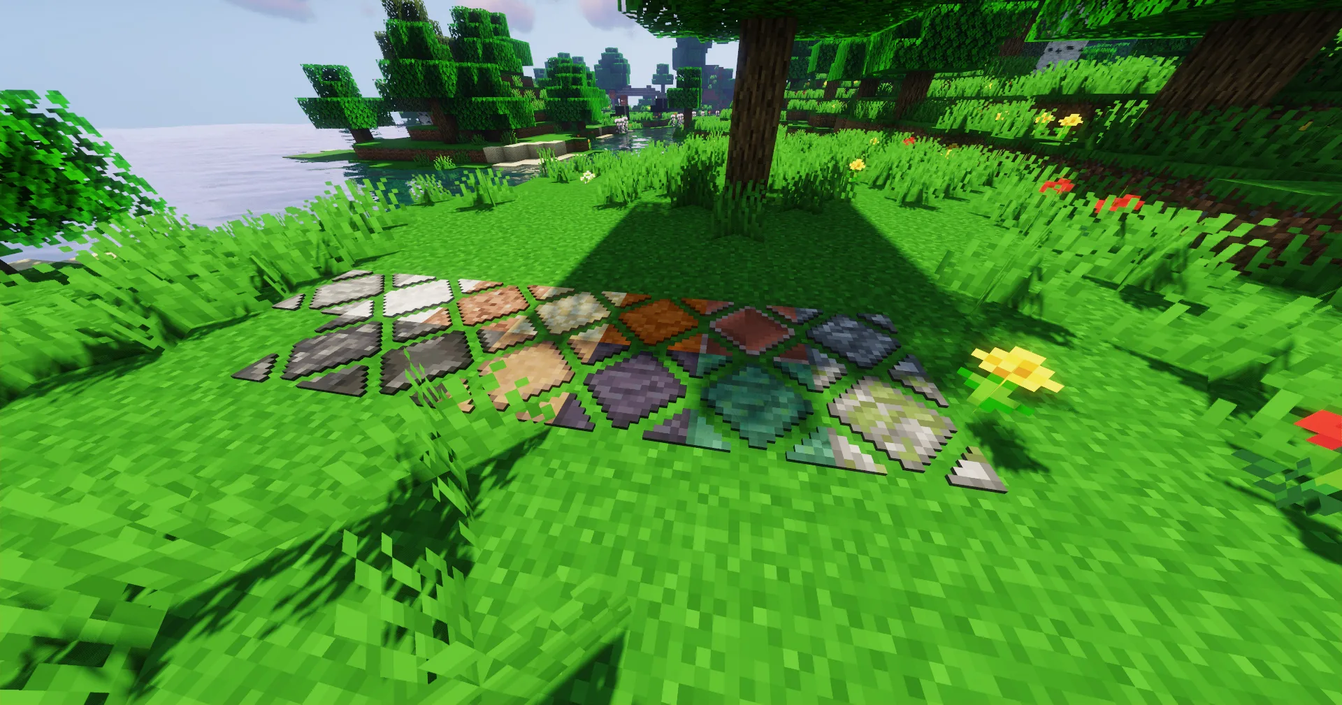 Алмазная дорожка из мода Macaw's Paths and Pavings.