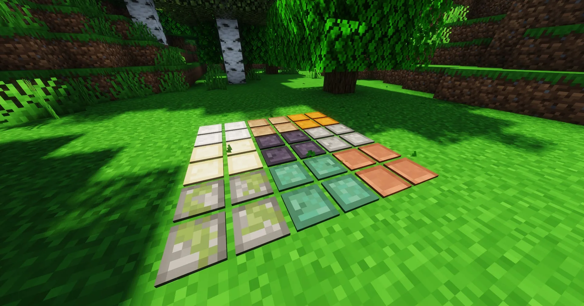 Квадратная садовая дорожка из мода Macaw's Paths and Pavings.