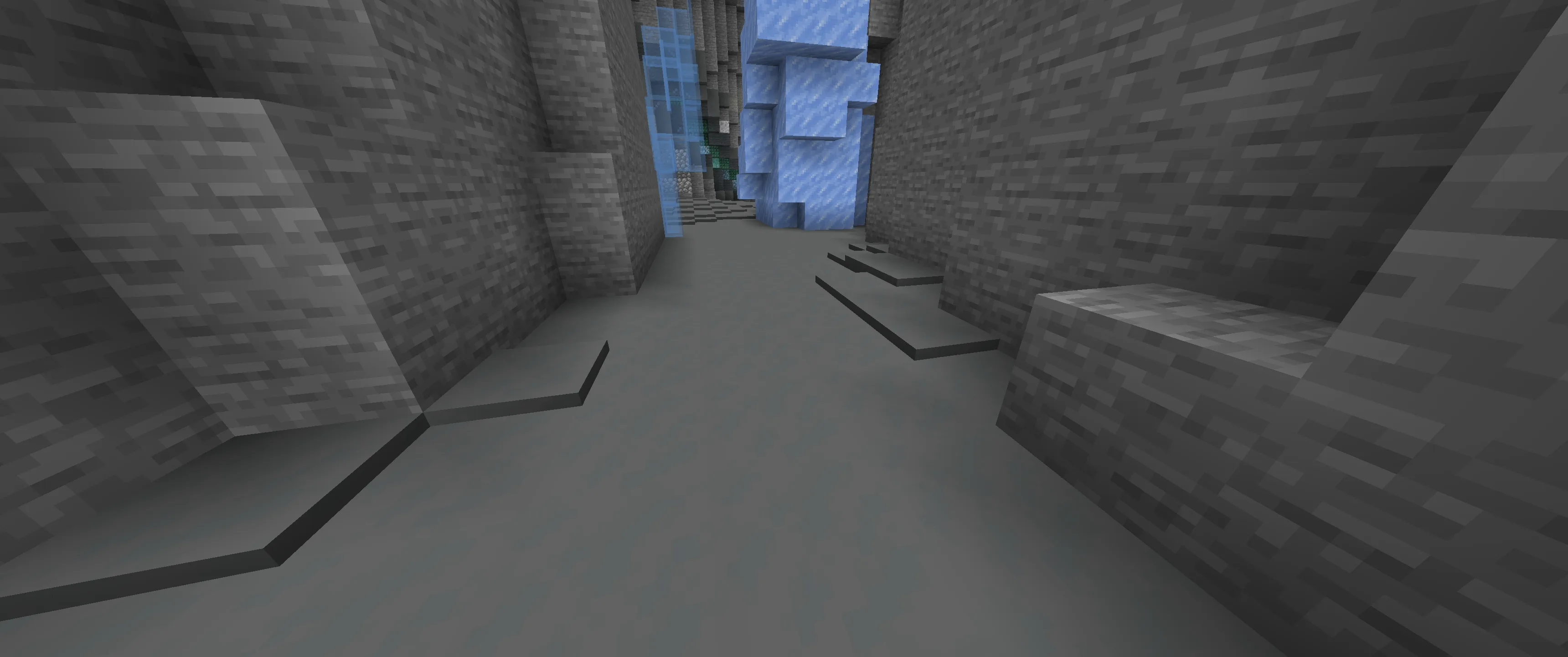 Туннели ледника с ресурс-паком Dark Mode Snow