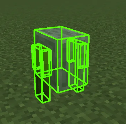 Настройка Simple Block Overlay: отключение глубины для отображения всех линий сквозь блоки.