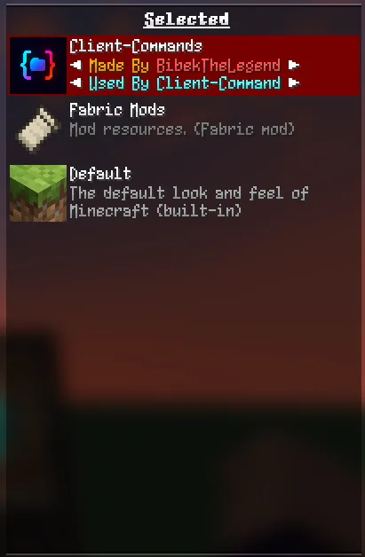Демонстрация текстур ресурс-пака Client Texture.