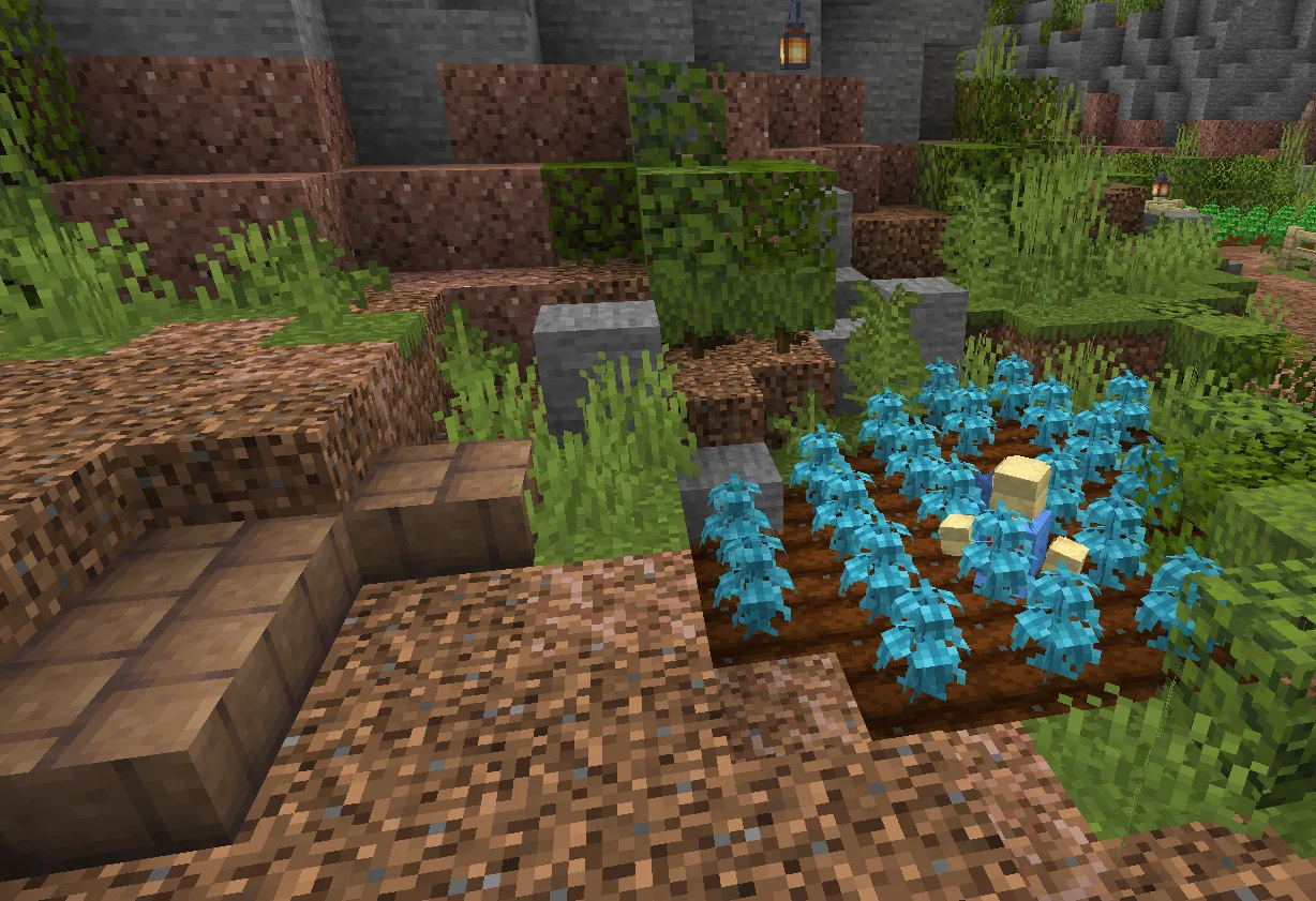 Покемон Джамплафф прячется в высокой траве, проект WaviMons.