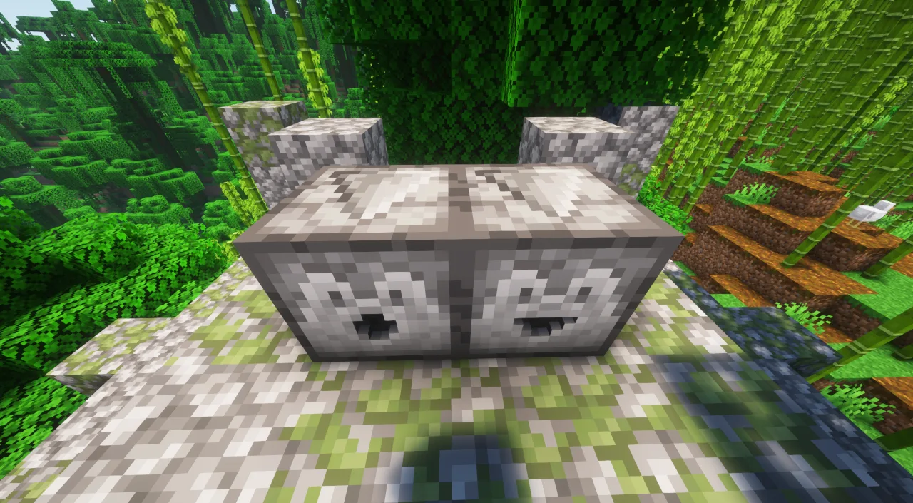 Вид спереди на раздатчик и выбрасыватель из проекта Undopia.