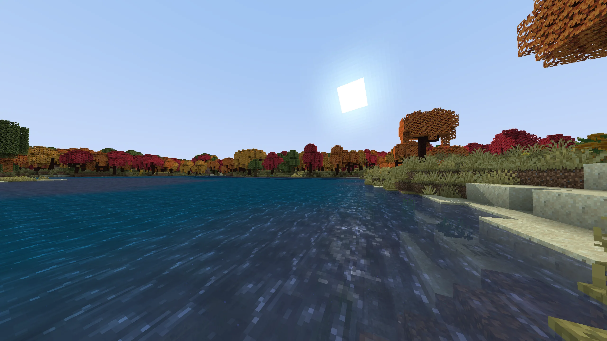 Озеро рядом с кленовым лесом из Nature's Spirit.