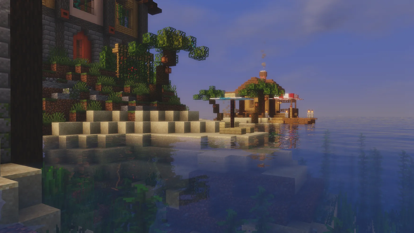 Дневное освещение с шейдерами Luxora Shaders